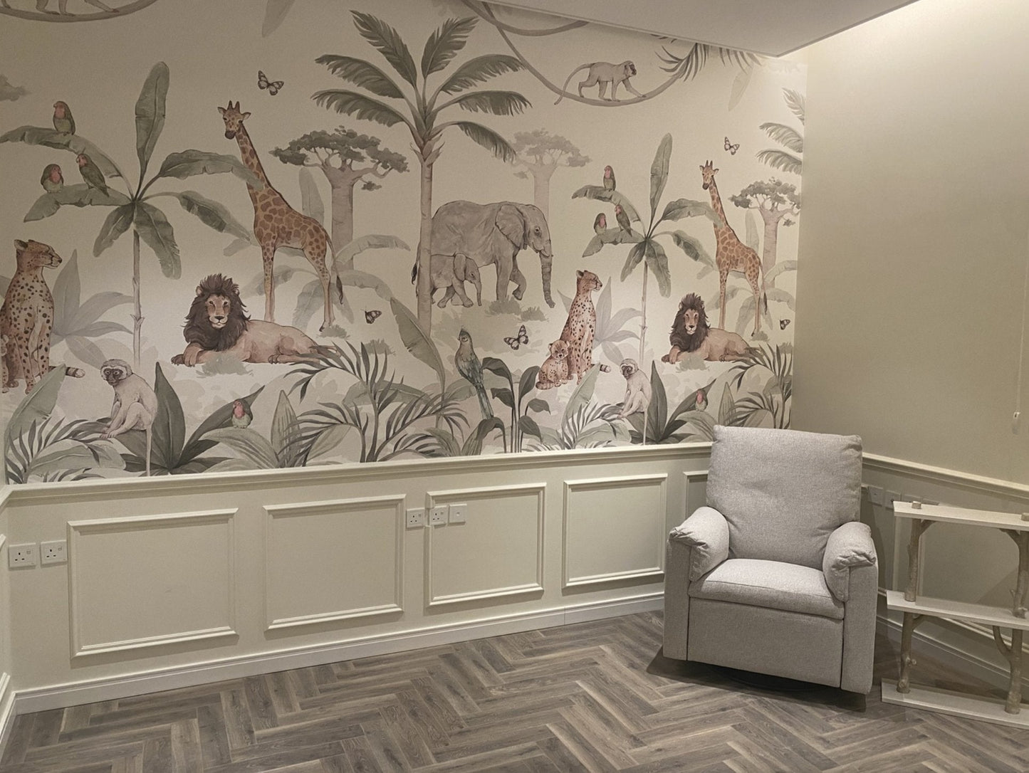 African Safari Mural