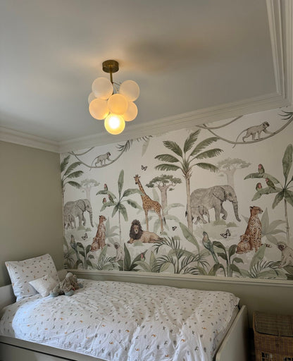 African Safari Mural