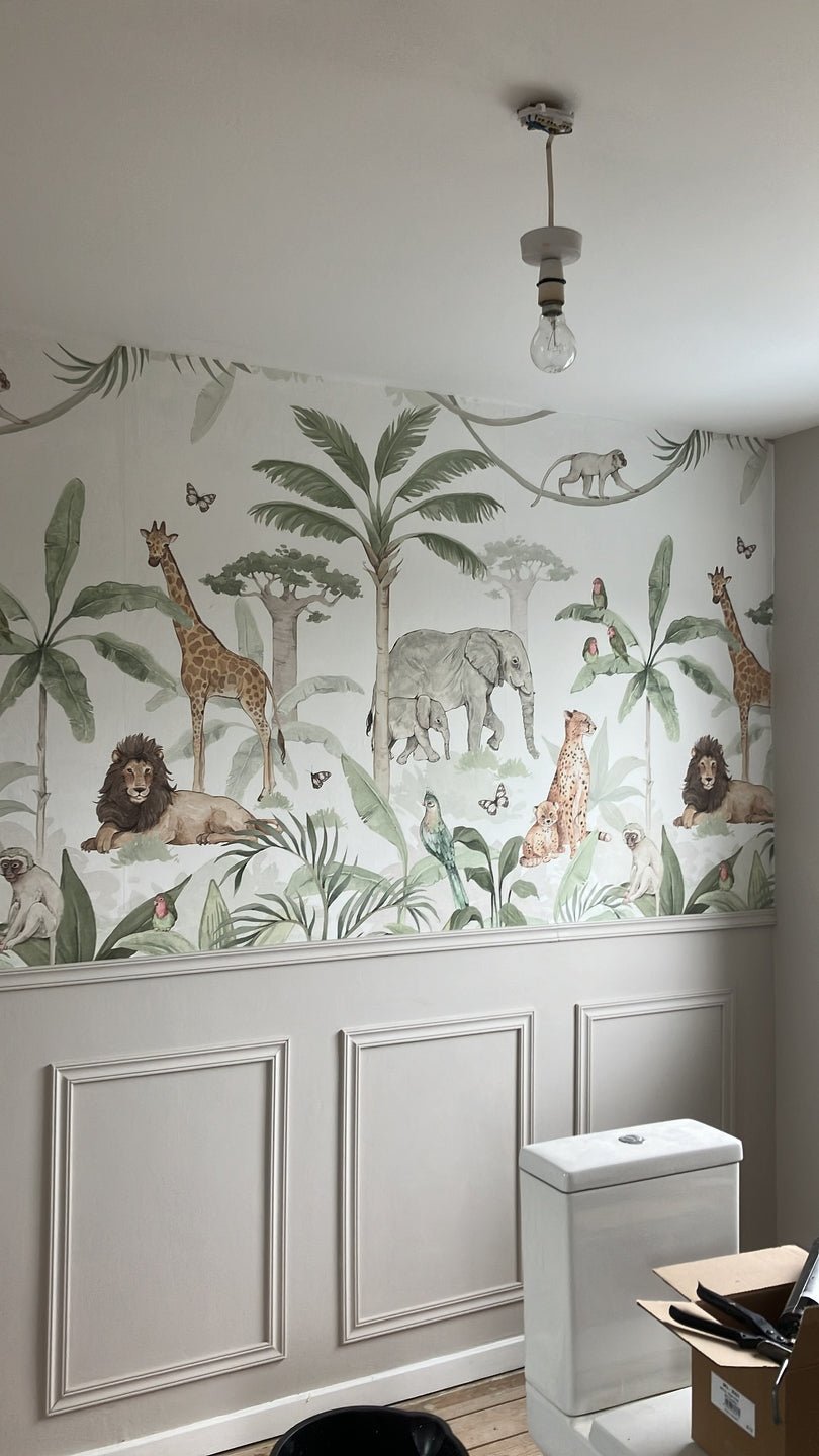 African Safari Mural