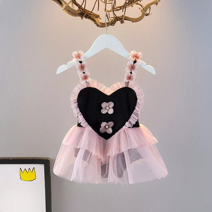 Girl Cute Summer Princess Vacation Swimsuits