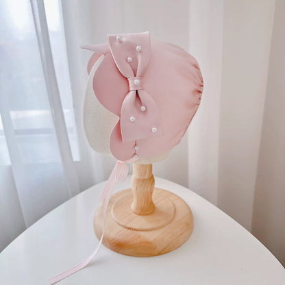 Cute Baby Hat Girl Sun Hat Breathable Cotton Infant Bonnet  Girls Cap