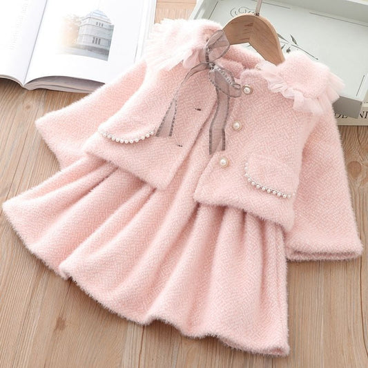 Girls Autumn Daily Outfit Girls Elegant Outfit Two-piece Set