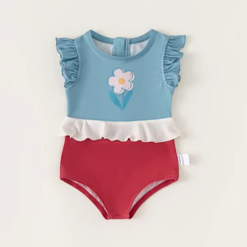 Girls New Summer Cute Onesie Swimsuit