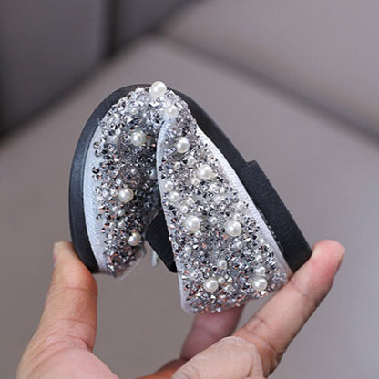 Baby New Summer Princess Rhinestone Leather Shoes