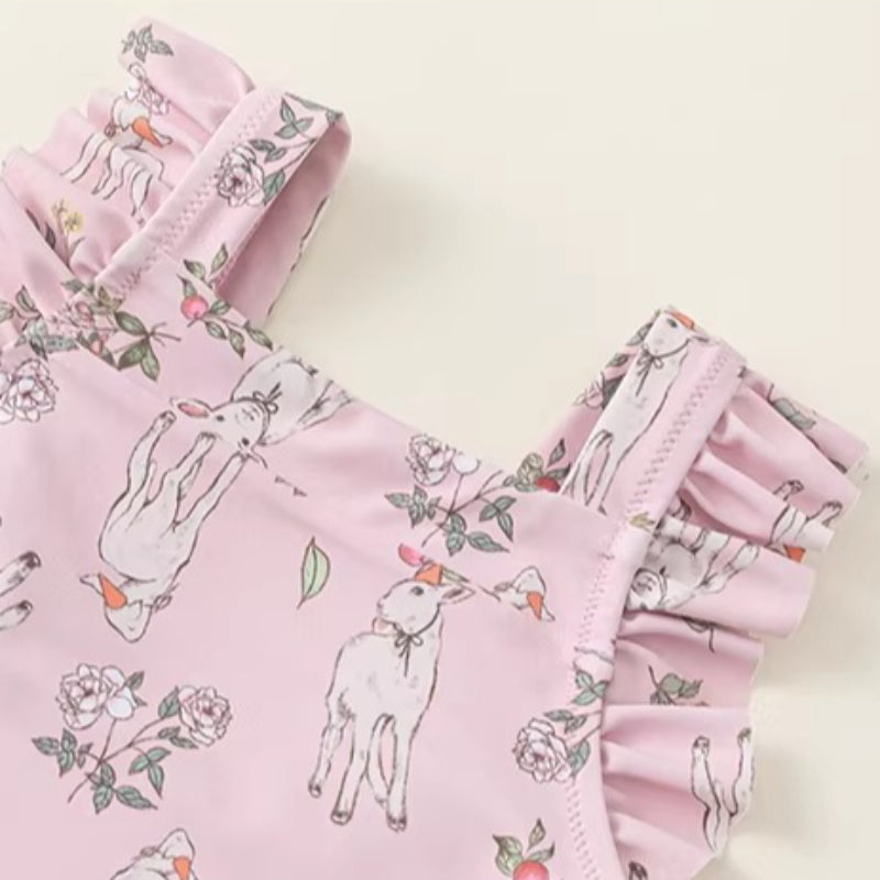 Baby New Summer Printed Onesie Swimsuit
