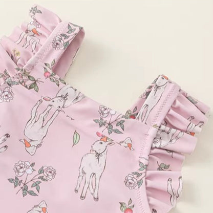 Baby New Summer Printed Onesie Swimsuit
