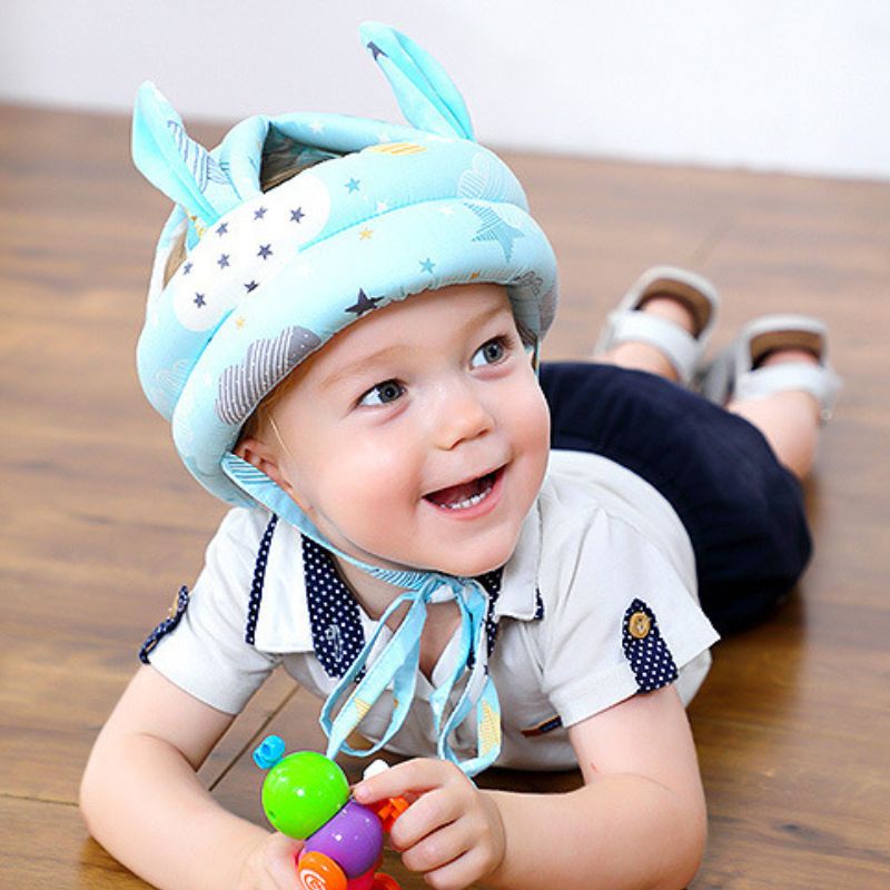HeadProtect™ Baby Safety Helmet – Soft Adjustable Head Protector for Learning to Walk