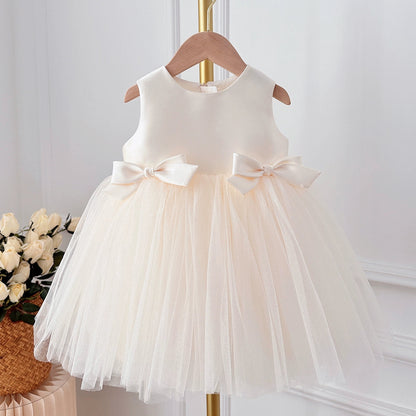 Baby Girl One-year-old Princess Dress Birthday Party Dress Girls Christening Dresses