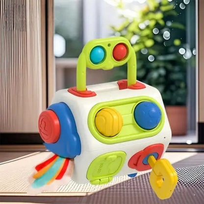 Baby Activity Cube – 9-in-1 Montessori Busy Cube for Babies & Toddlers 12 Months+