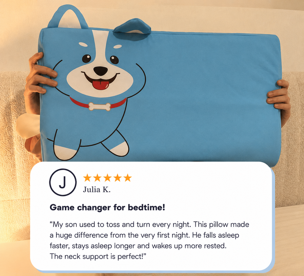 Bombay Calming Children’s Pillow.