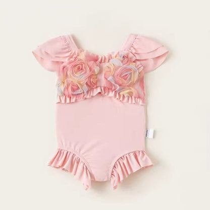Baby Summer Cute New Pink Onesie Swimsuit