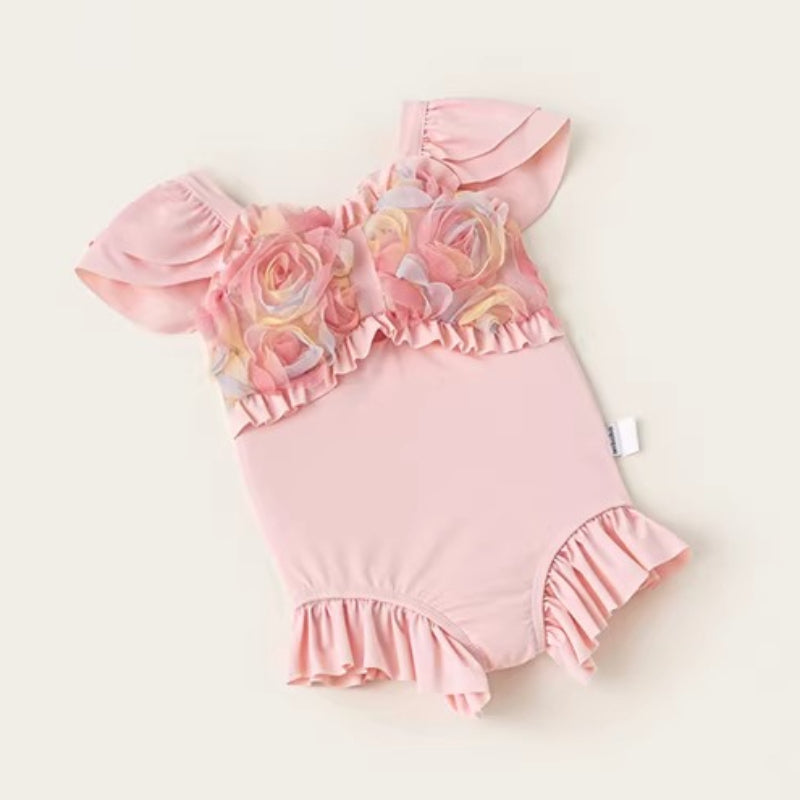 Baby Summer Cute New Pink Onesie Swimsuit