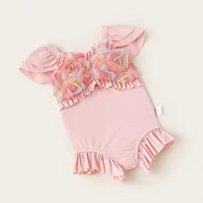 Baby Summer Cute New Pink Onesie Swimsuit