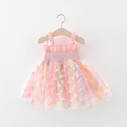 Girl Summer Birthday Dress Girls Vacation Dress