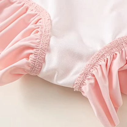 Baby Summer Cute New Pink Onesie Swimsuit