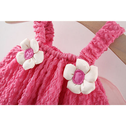 Girl Cute Vacation Dress Girls Summer Holiday Dress