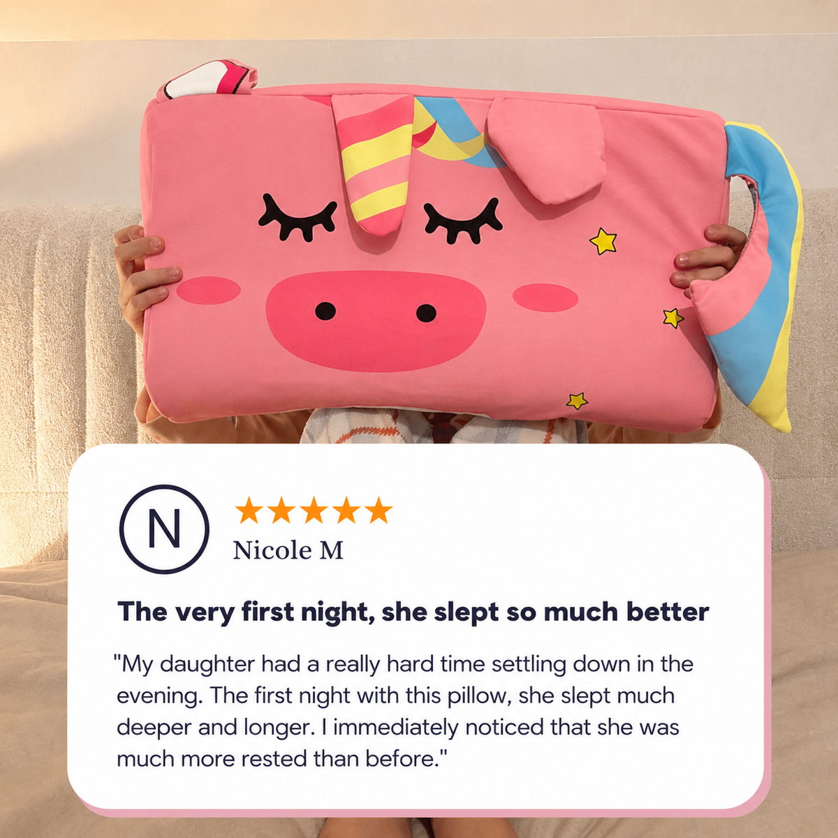 Bombay Calming Children’s Pillow.