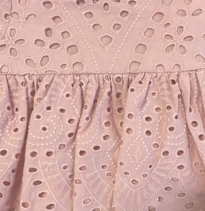 Dusty Rose Pink Ivy Baby Girl Two Piece Set