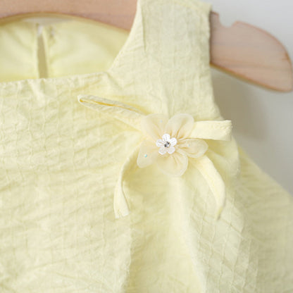 Girls Back to School Dress Girls Summer Vacation Dress