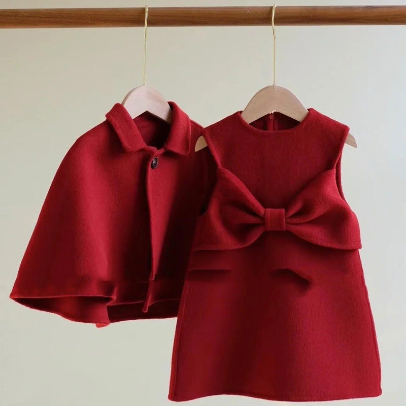 Girls Elegant Comfortable Outfit Girls Autumn School Outfit Two-piece Set