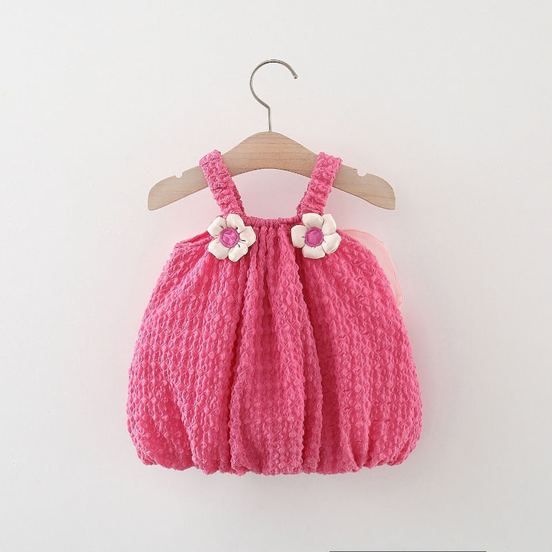 Girl Cute Vacation Dress Girls Summer Holiday Dress