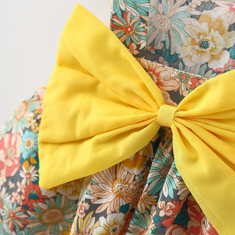 Girl Cute Beach Dress Baby Floral Holiday Dress