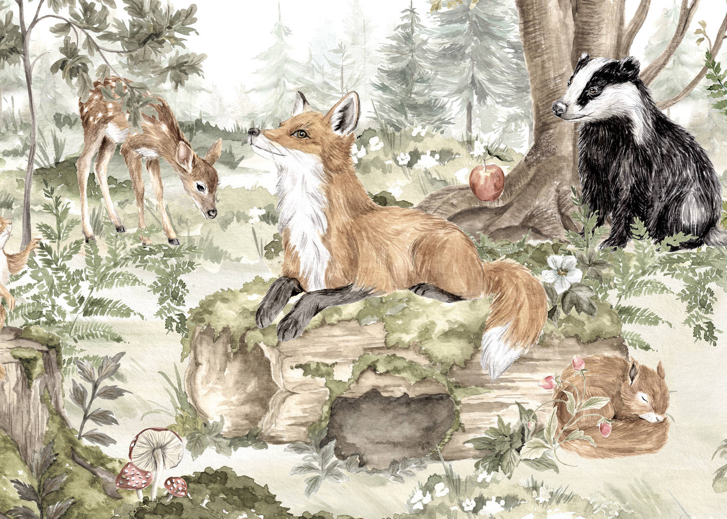 Into The Forest Mural