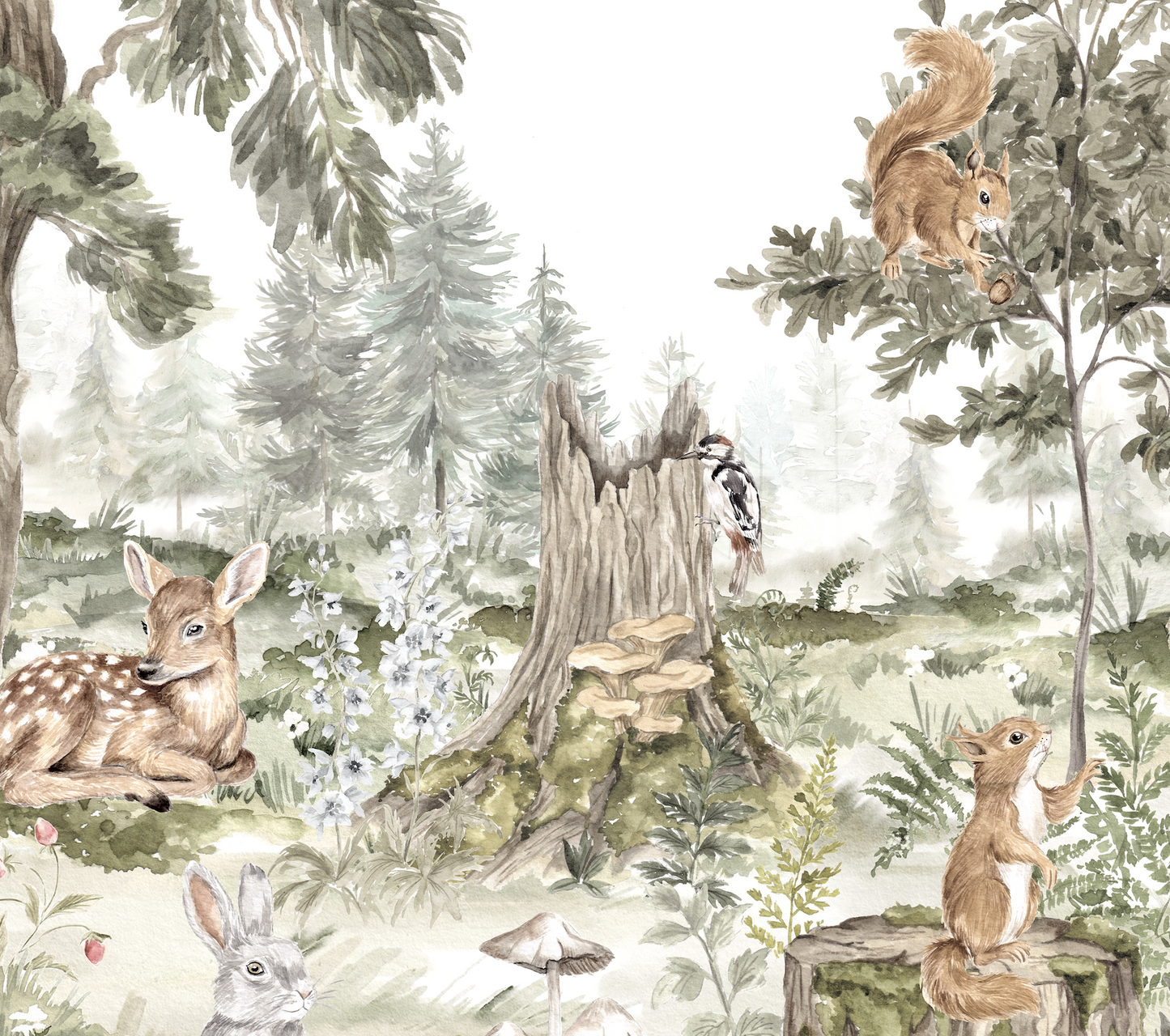 Into The Forest Mural