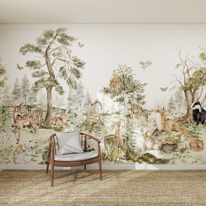Into The Forest Mural