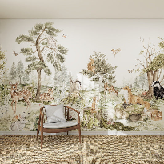Into The Forest Mural
