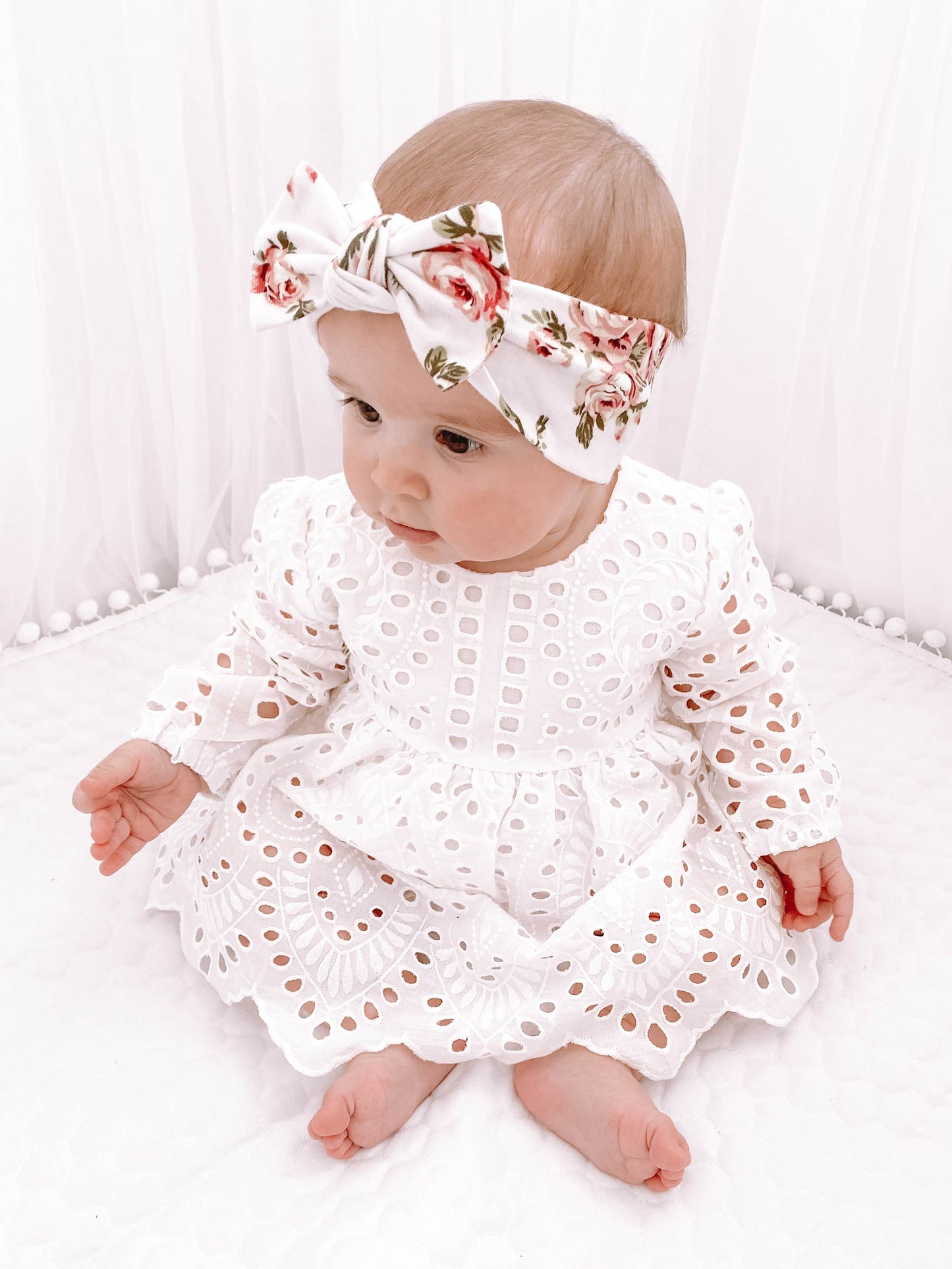 White Ivy Baby Girl Two Piece Set