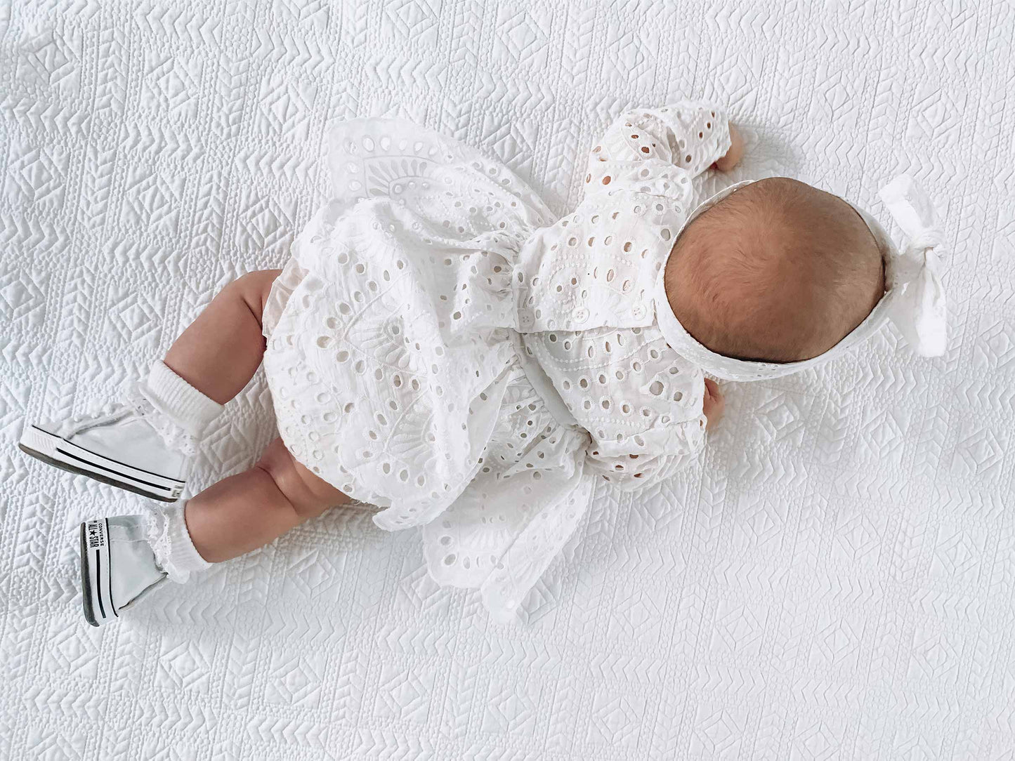 White Ivy Baby Girl Two Piece Set