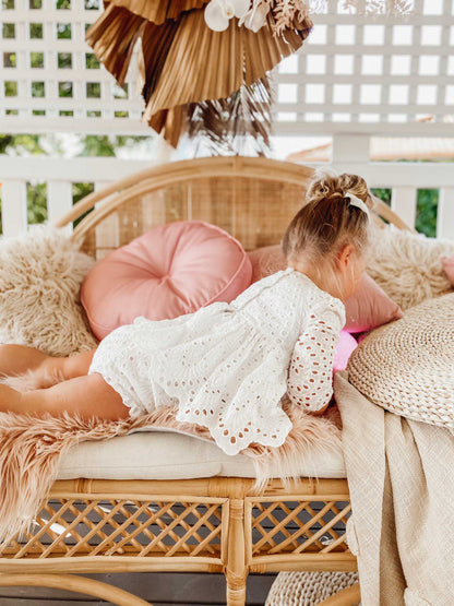 White Ivy Baby Girl Two Piece Set