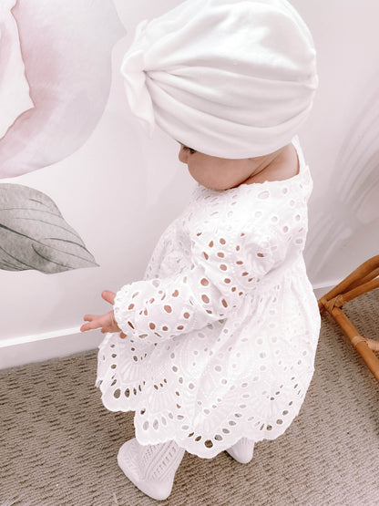 White Ivy Baby Girl Two Piece Set