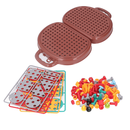 JooBox™ Montessori Tool Box – Kids Building Set with Working Toy Drill (204 Pieces)