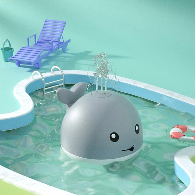 BathWhale™ Baby Bath Toy – LED Light-Up Water Spray Toy for Happy Bath Times