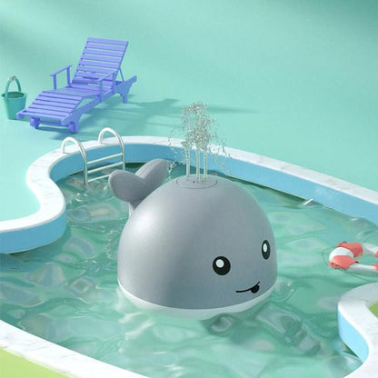 BathWhale™ Baby Bath Toy – LED Light-Up Water Spray Toy for Happy Bath Times