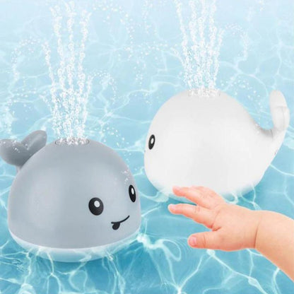 BathWhale™ Baby Bath Toy – LED Light-Up Water Spray Toy for Happy Bath Times