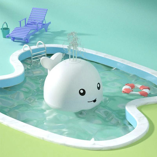 BathWhale™ Baby Bath Toy – LED Light-Up Water Spray Toy for Happy Bath Times