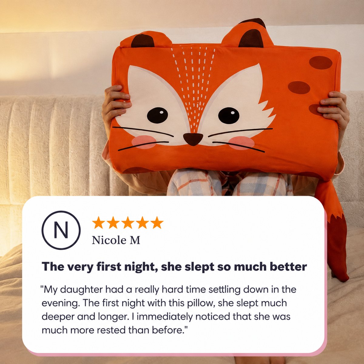 Bombay Calming Children’s Pillow.