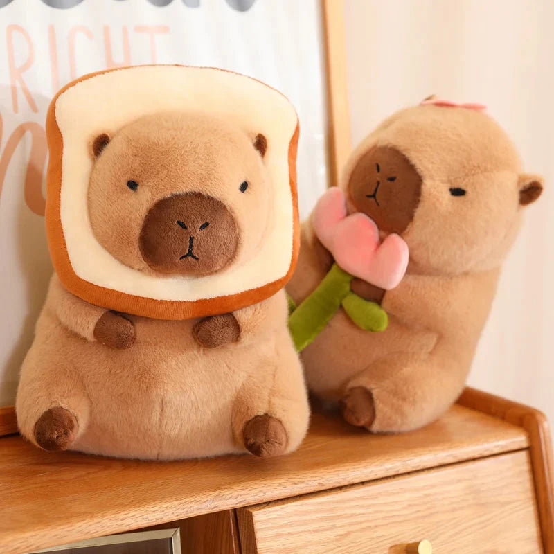 Baby Capybara Animal Dress-up Plushie Collection