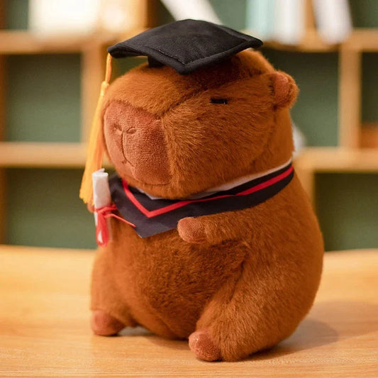 Graduation Scholar Capybara Plush