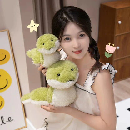 Green Soft Fluffy Snake