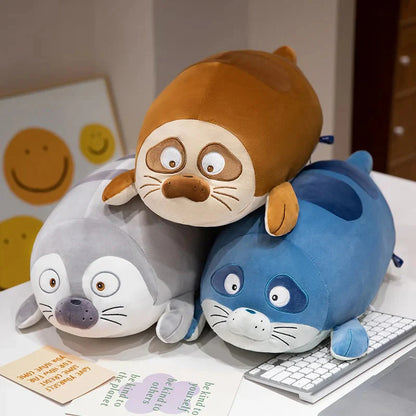 Huge Sleeping Buddies Seal Plushies