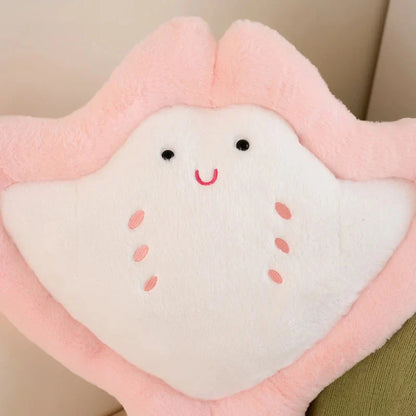 Kawaii Pastel Fluffy Stingray Plushies