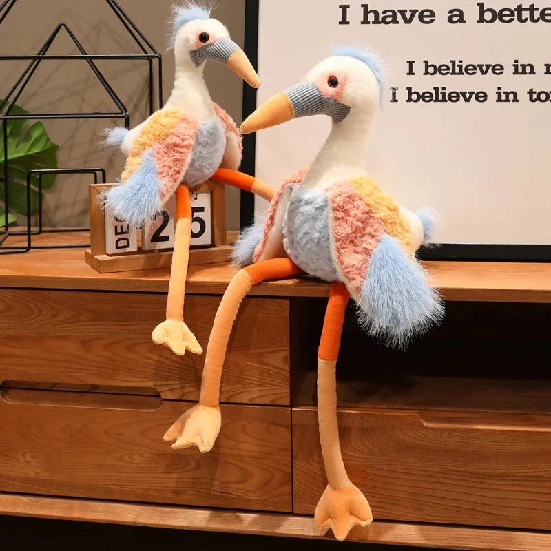 Lila the Long-legged Crane Plush