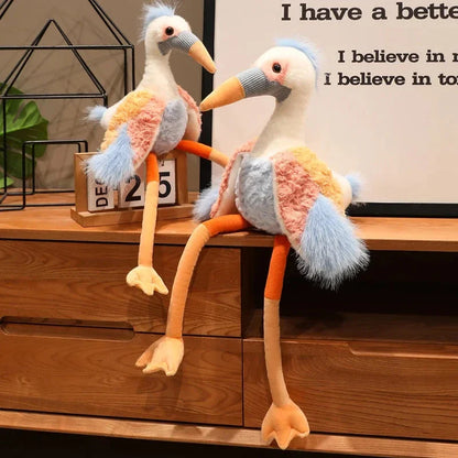 Lila the Long-legged Crane Plush