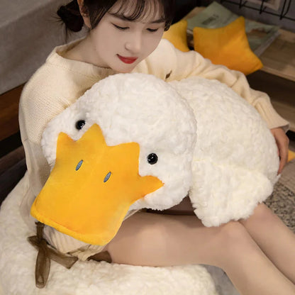 Molly the Giant Fluffy White Duck Plushie