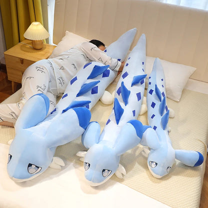 Sofi the Long Kawaii Baby Blue Dragon Plushie