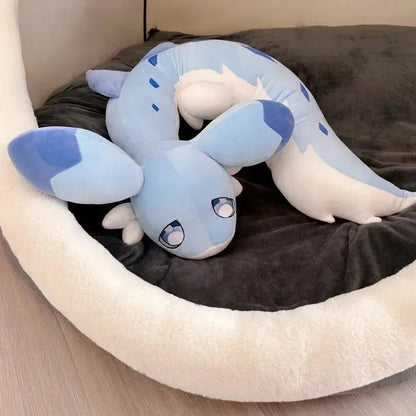 Sofi the Long Kawaii Baby Blue Dragon Plushie
